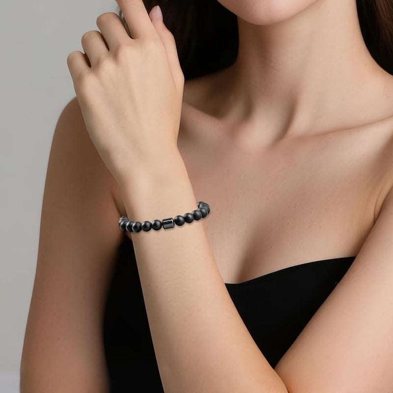 Asiamist 2Pcs Anti Alcohol Bracelets for Men Women Stop Drinking Alcohol Bracelet Quit Alcohol Craving Bracelets Relieve Anxiety and Stress - Image 2